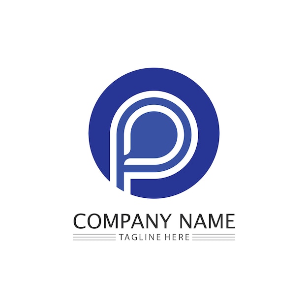 O ring logo business and circle logo design vector