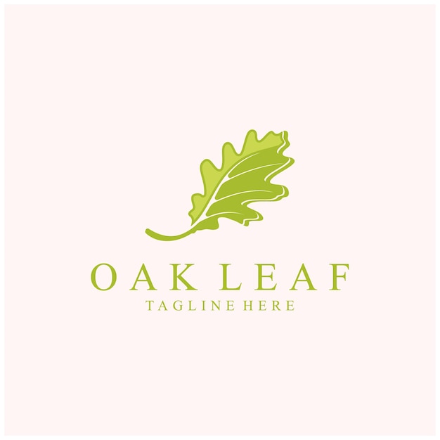 Oak leaf logo design