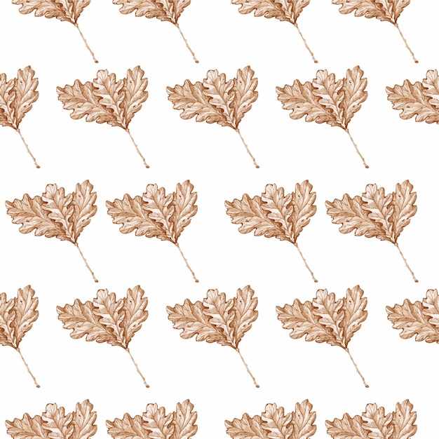 Oak leaves pattern