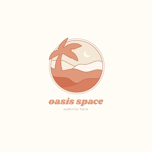 Oasis logo template