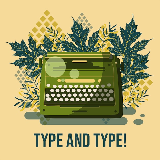 Object Illustration Type And Type