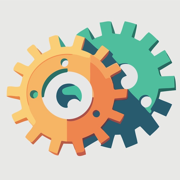 Object part mechanical gear round