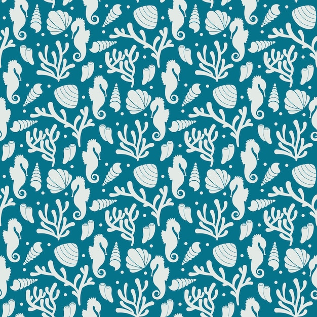 Ocean life pattern