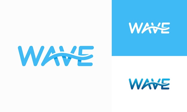 Ocean Wave Logotype Vector illustration