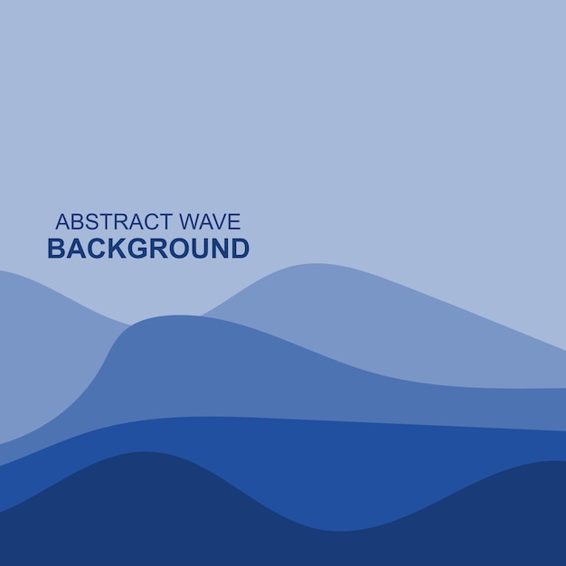 Ocean Waves Background Logo Design Vector Art Icons In pastel colors