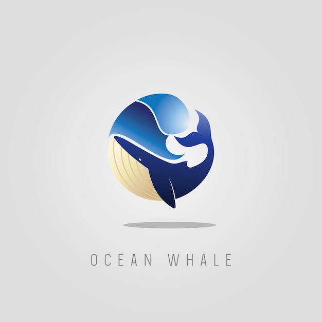 Ocean Whale Logo