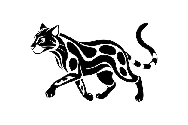 Ocelot silhouette vector illustration Ocelot silhouette vector Ocelot silhouette PNG