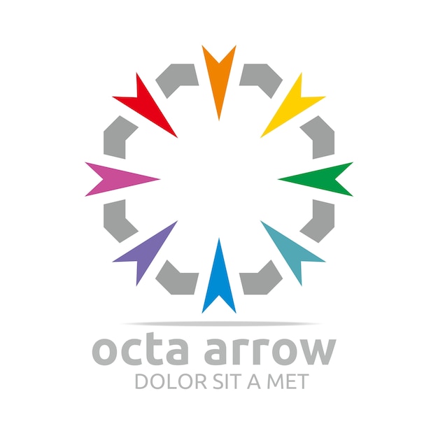 Octa Arrows Logo Design