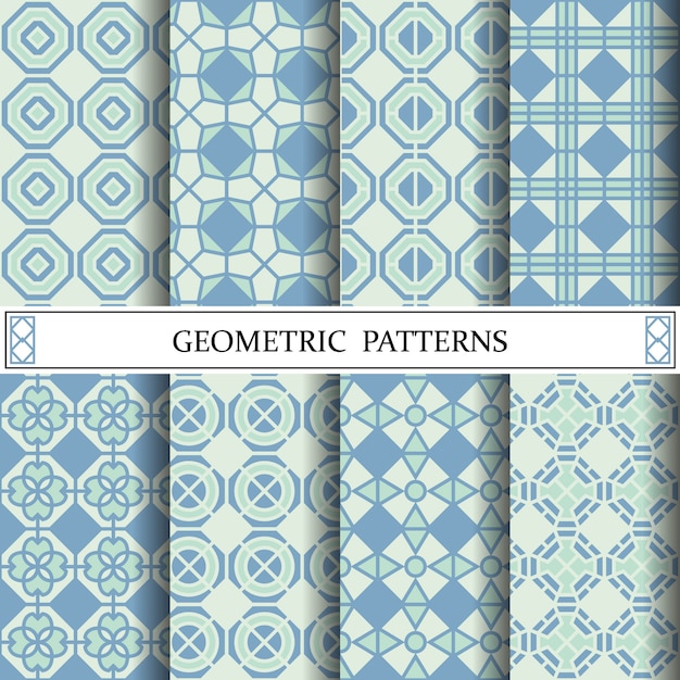 Octagon geometric vector pattern for web page background