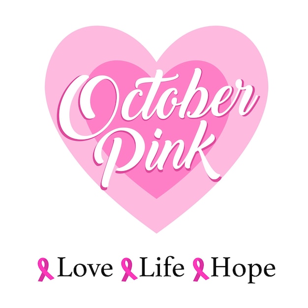 October Breast Cancer Awareness Month banner