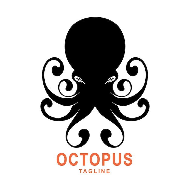 octopus brand logo vector set