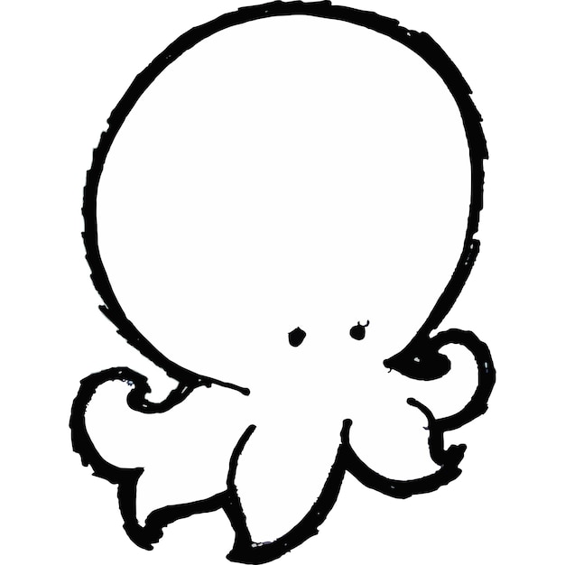 OCTOPUS Cartoon Drawing illustrated by ArtByUncle 2