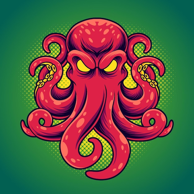 Octopus cartoon