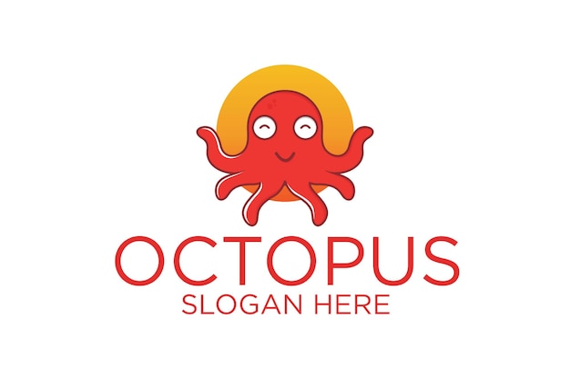 octopus logo premium vector