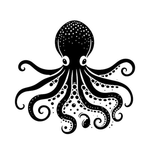 Octopus SVG Cut File Graphic