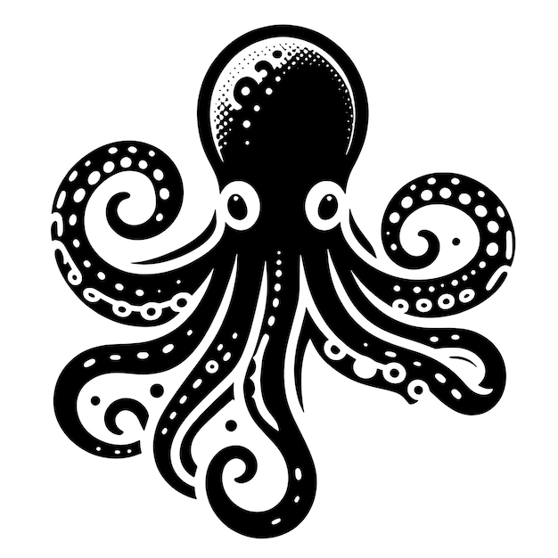 Octopus SVG Cut File Graphic