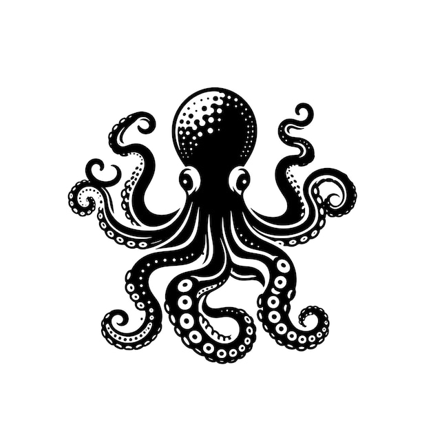 Octopus SVG Cut File Graphic