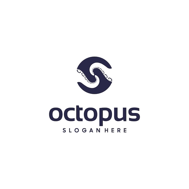 Octopus tentacle logo design inspiration