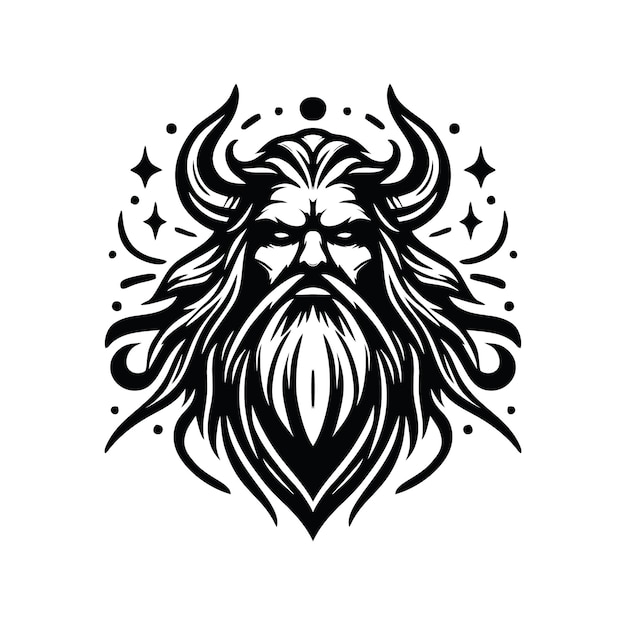 Odin The Chief Of The Norse God Design