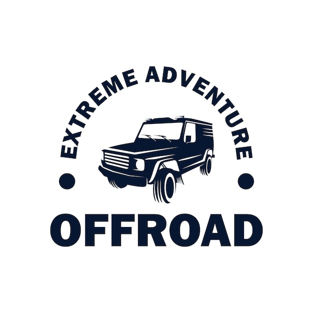 Off road logo template design