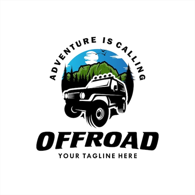 Off road logo template design