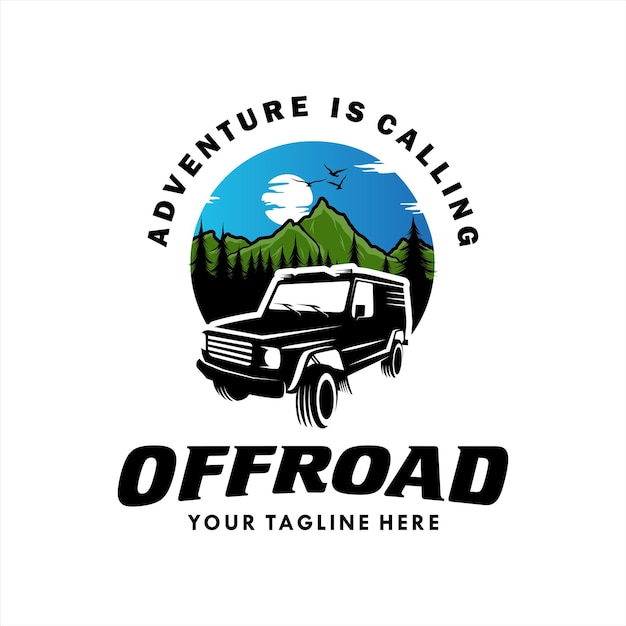 Off road logo template design