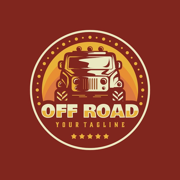 Off road logo vector template