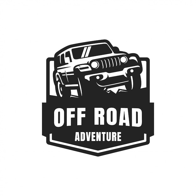 Vector off road vector badge logo