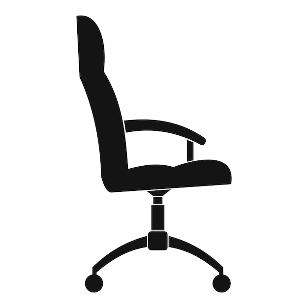 Office armchair icon Simple illustration of office armchair vector icon for web