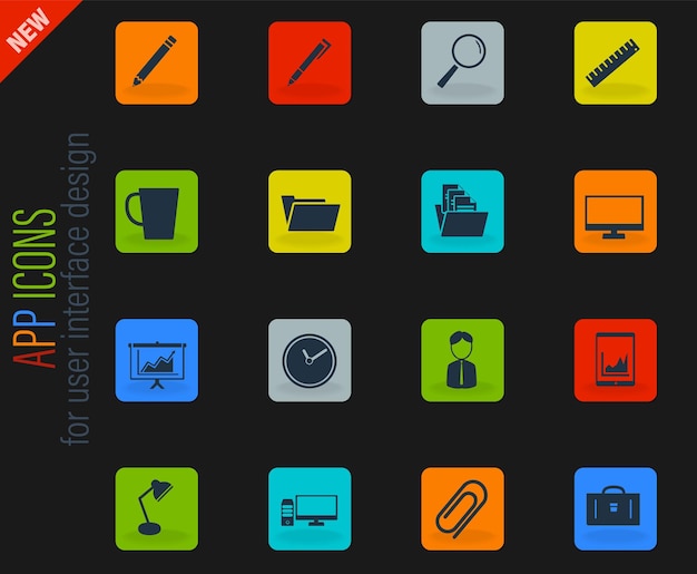 Office simply icons