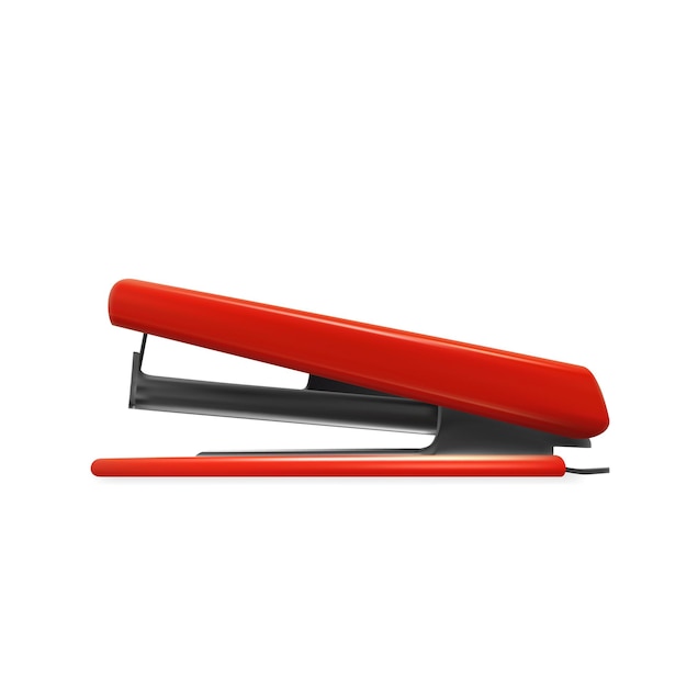 Office Supplies Stapler Isolated On White