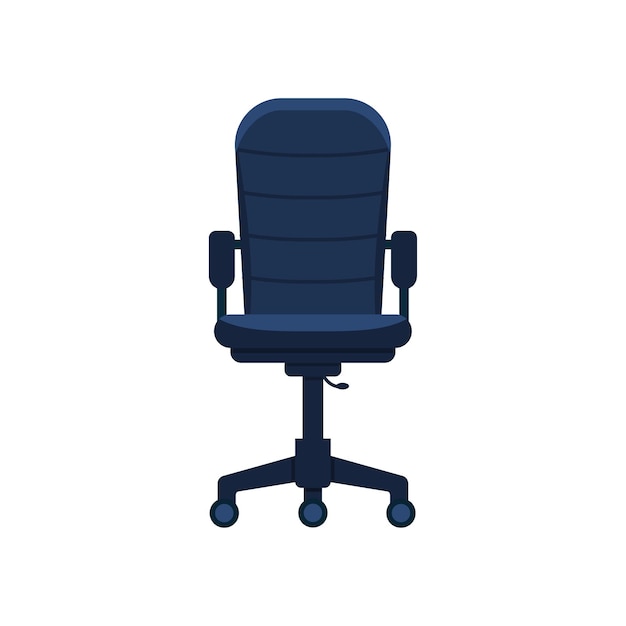 Office workplace chair. Concept illustration, flat style vector. eps 10