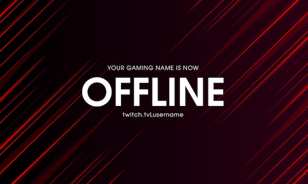 Offline twitch banner concept