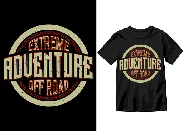 Offroad Adventure vehicle solid color jeep vector typography tshirt design