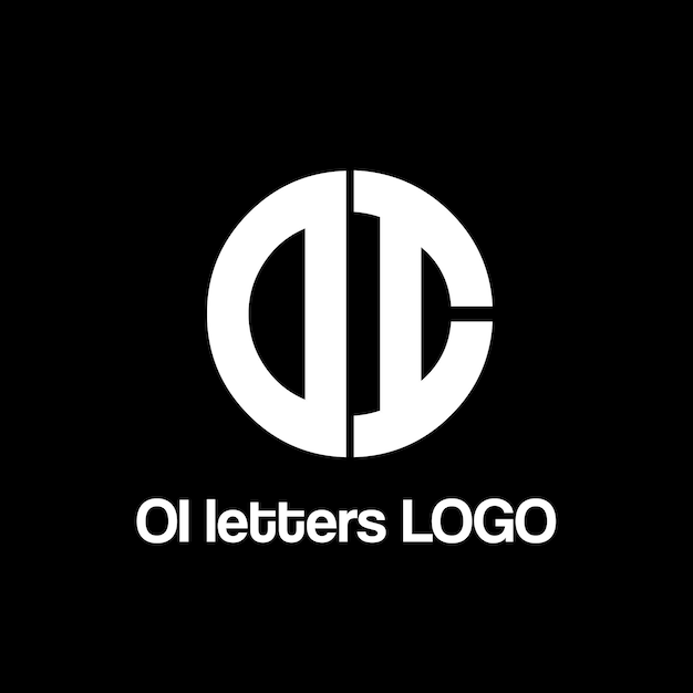 OI letters vector logo design