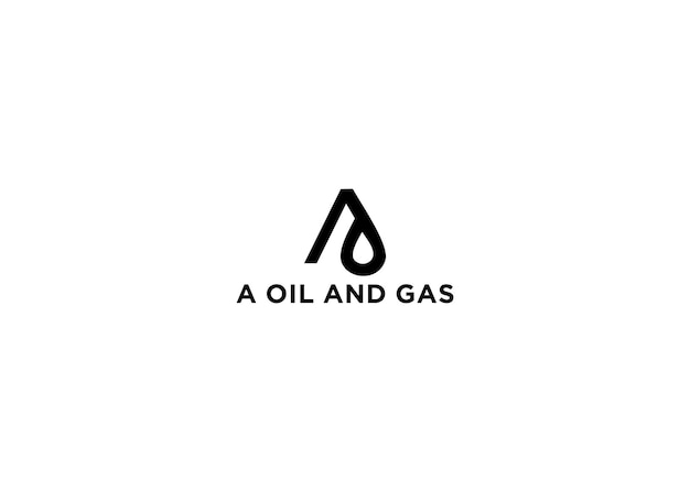 a oil and gas logo design vector illustration