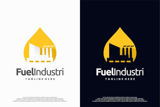 oil industry logo design illustration