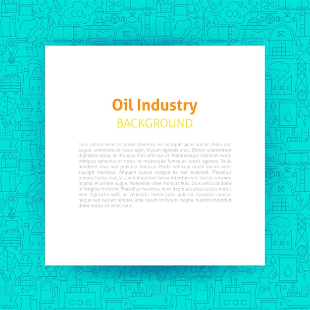 Oil Industry Paper Template