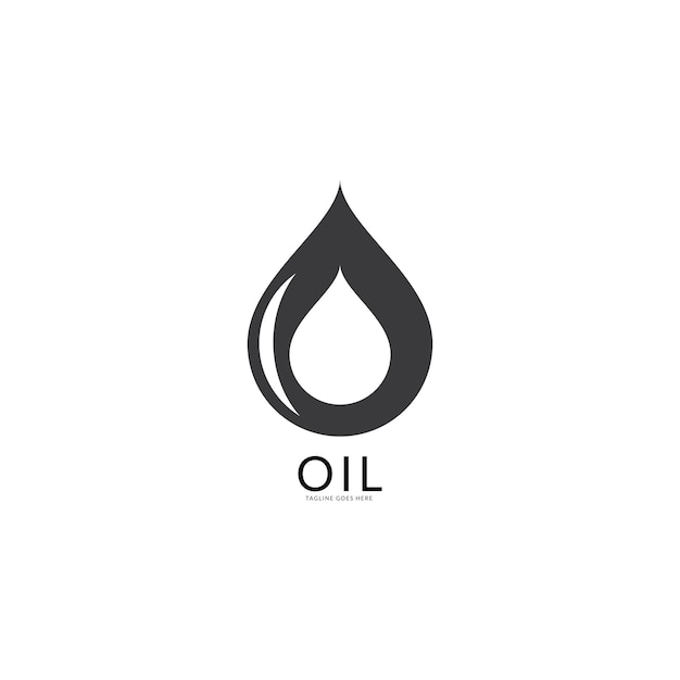 oil leaf gear logo icon vector template