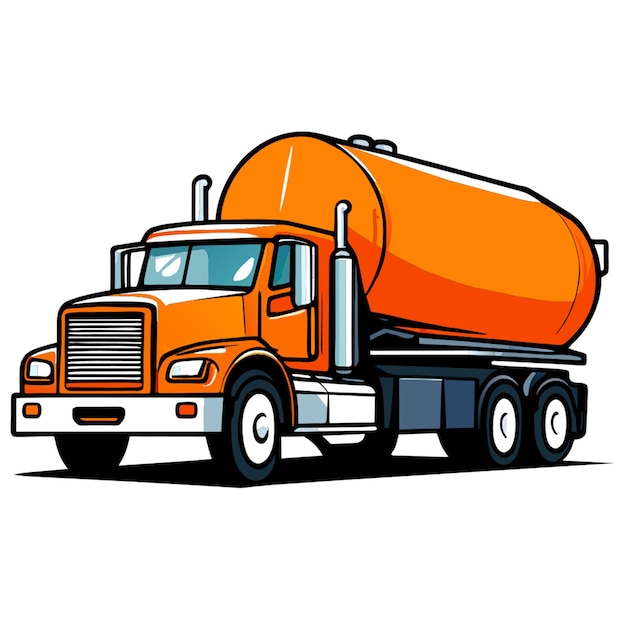 oil tank truck vector illustration doodle vector illustration