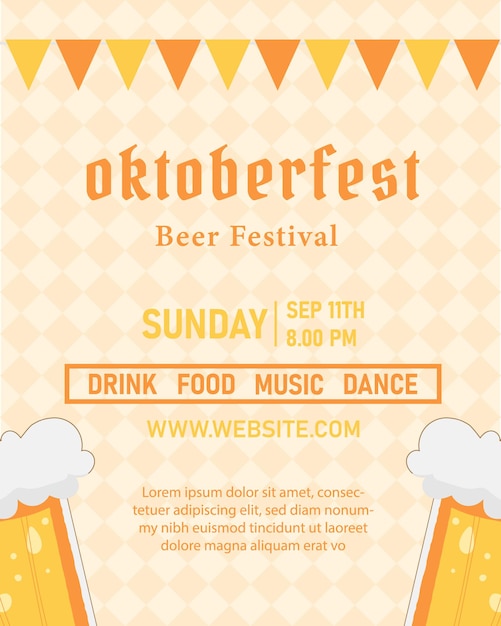 Oktoberfest celebration design