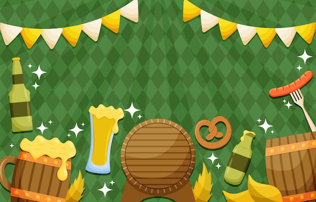 Oktoberfest Festivity Background