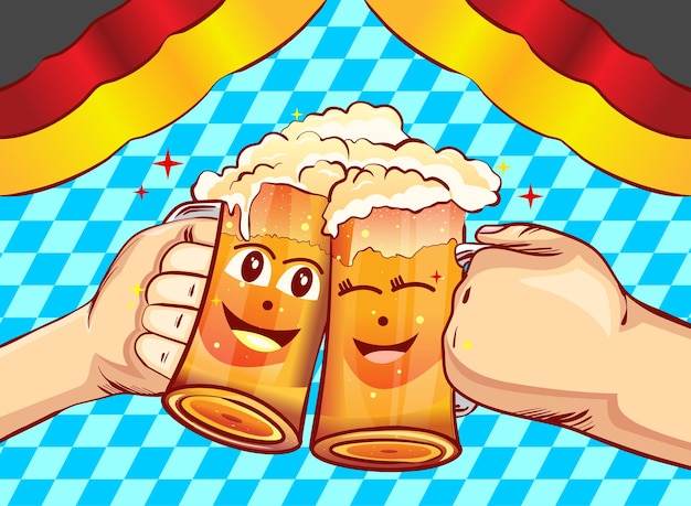 Oktoberfest image cheers fun celebrates beer festival