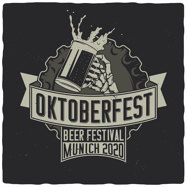 Oktoberfest label