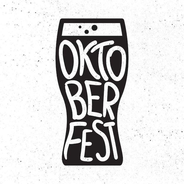 Oktoberfest Lettering Badge