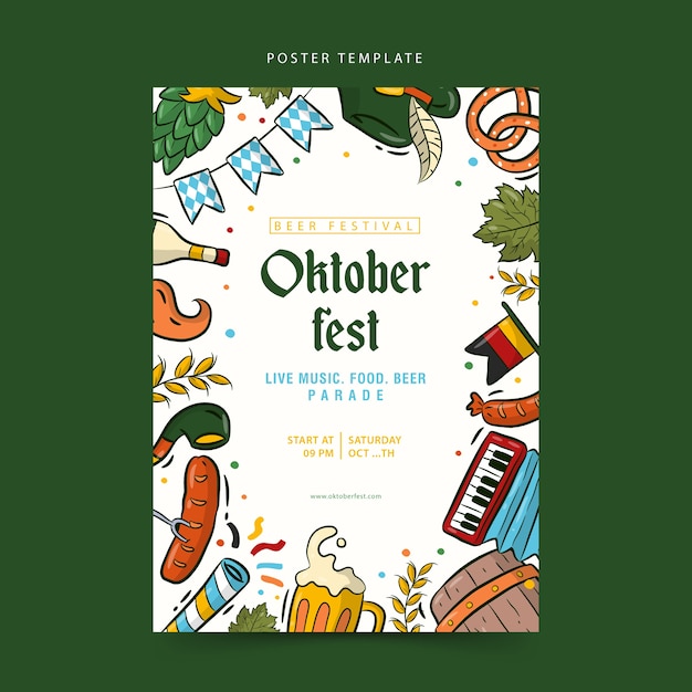 Oktoberfest poster template