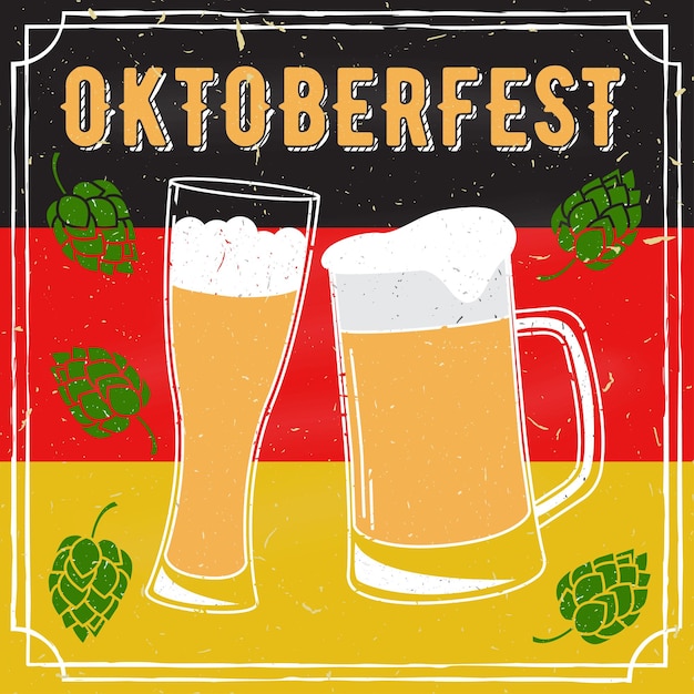 Oktoberfest vector illustration