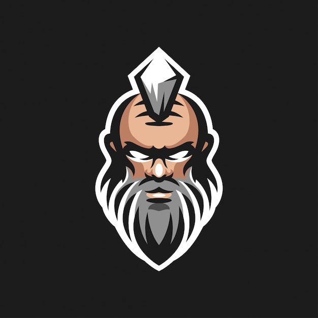 Old men head design