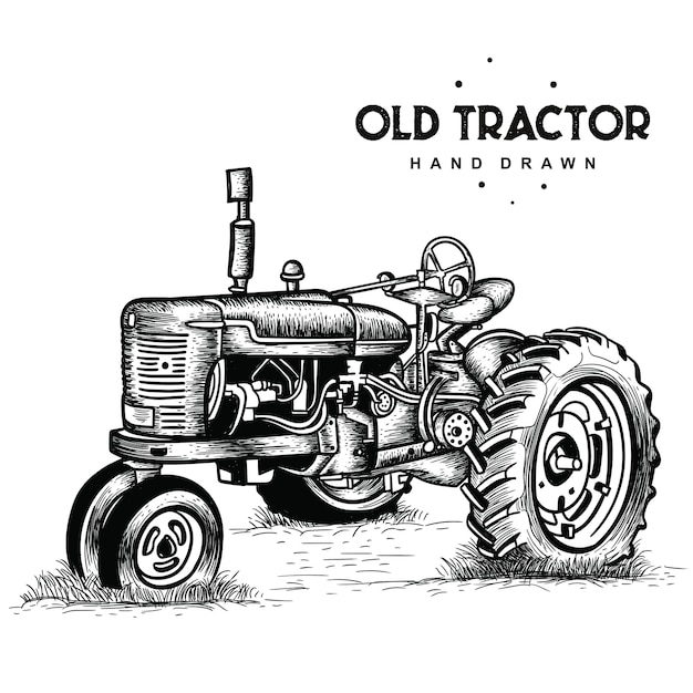 Old Rusty Tractor