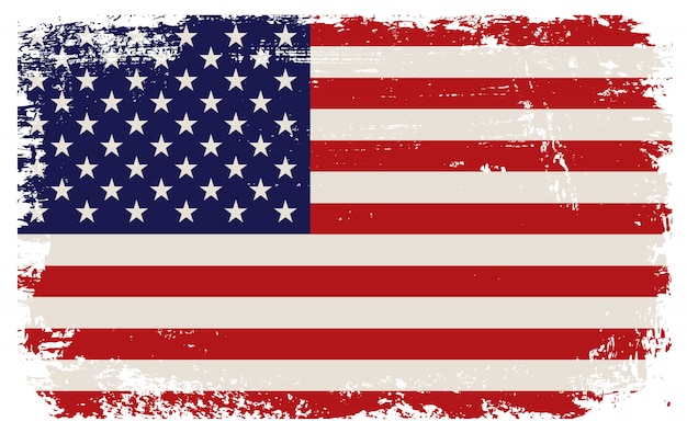 Old USA flag